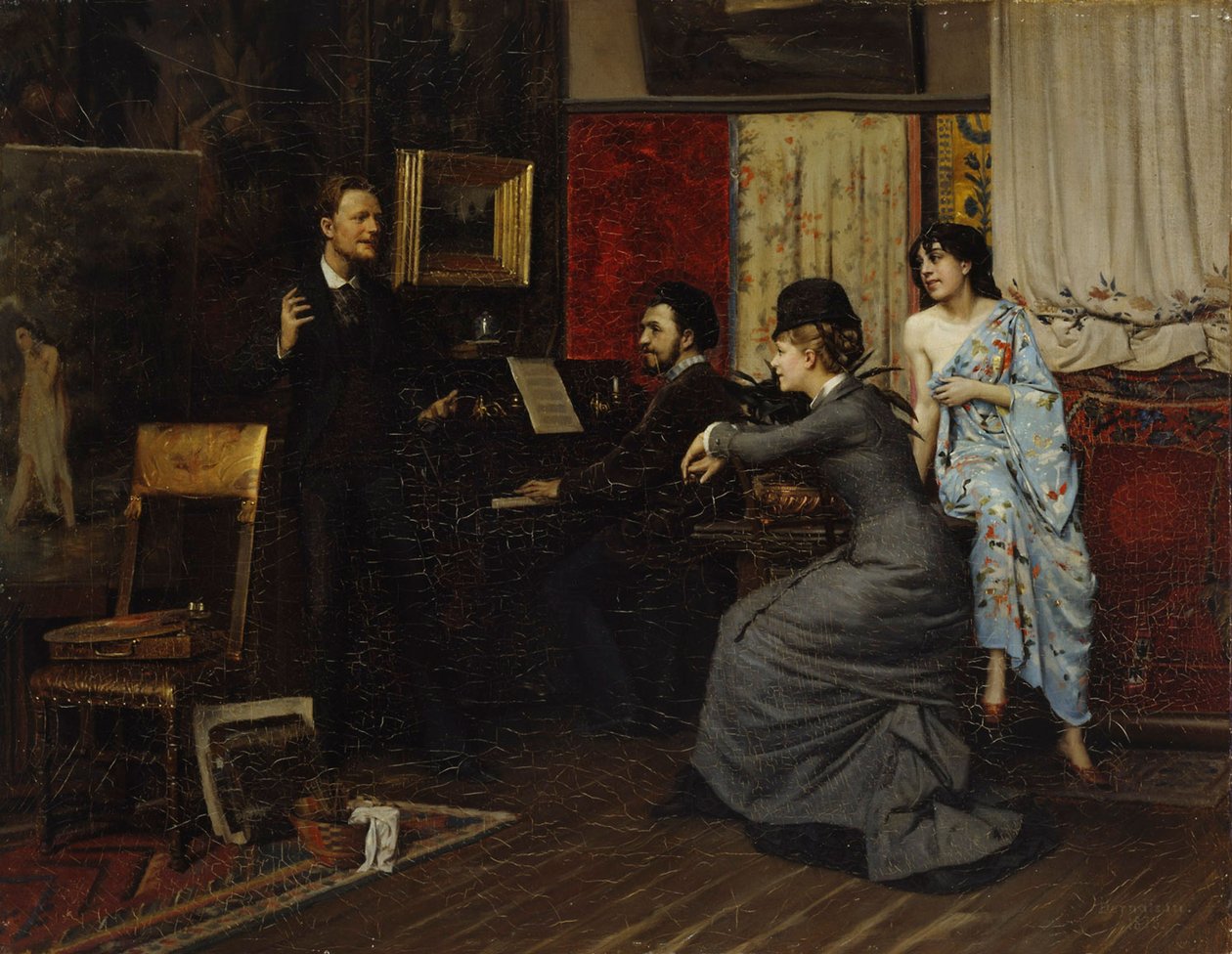 Musik im Atelier von Gunnar Berndtson