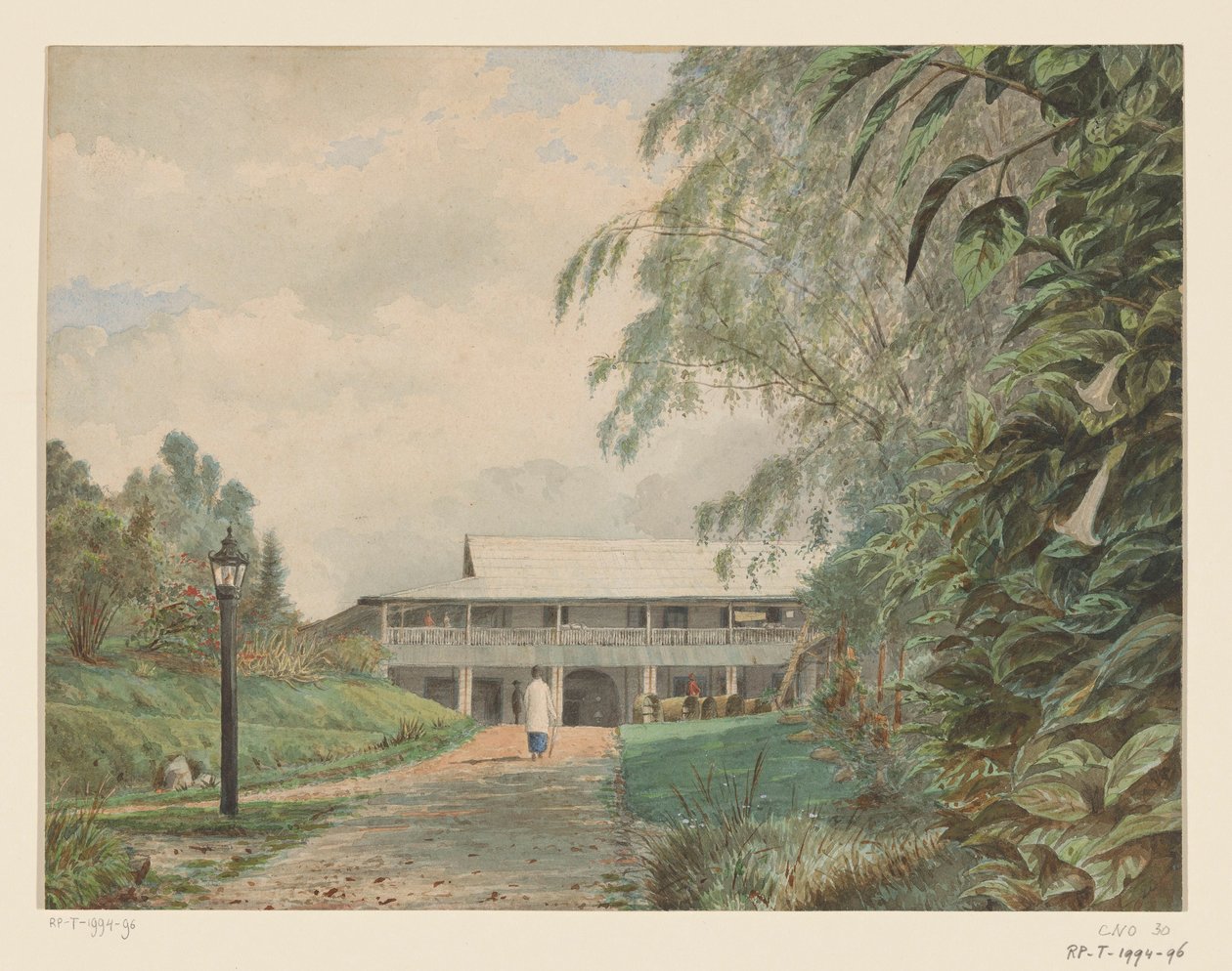 Kurort in Sindanglaja von Gustaaf Frederik Tydeman