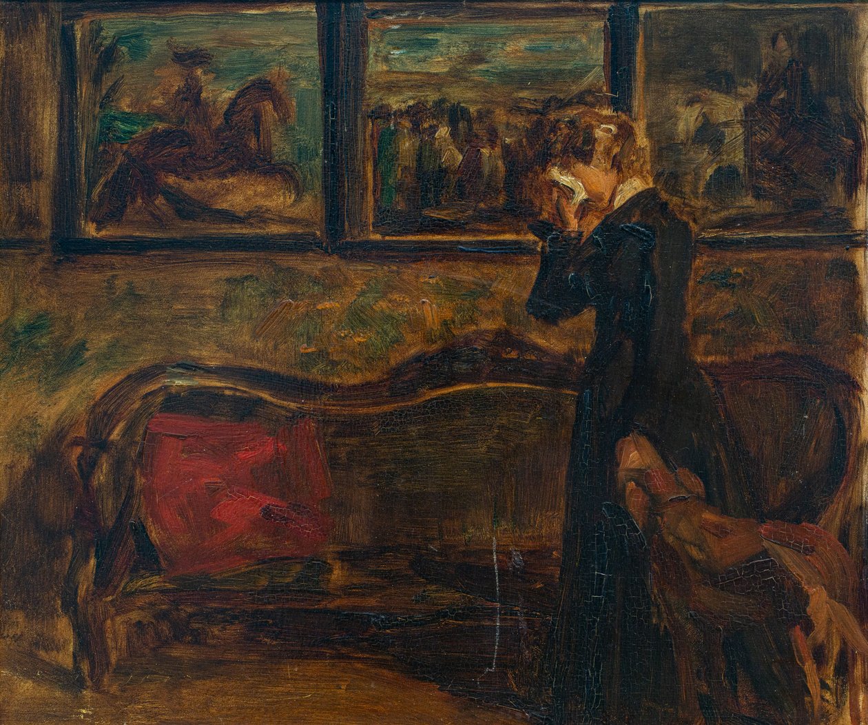 Weinende Frau von Gustaaf Vanaise