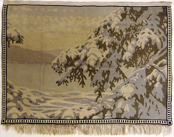 Winter von Gustaf Edolf Fjaestad