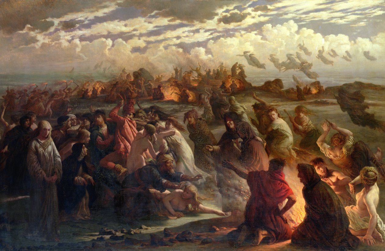 Walpurgisnacht, 1862 von Gustav Adolph Spangenberg