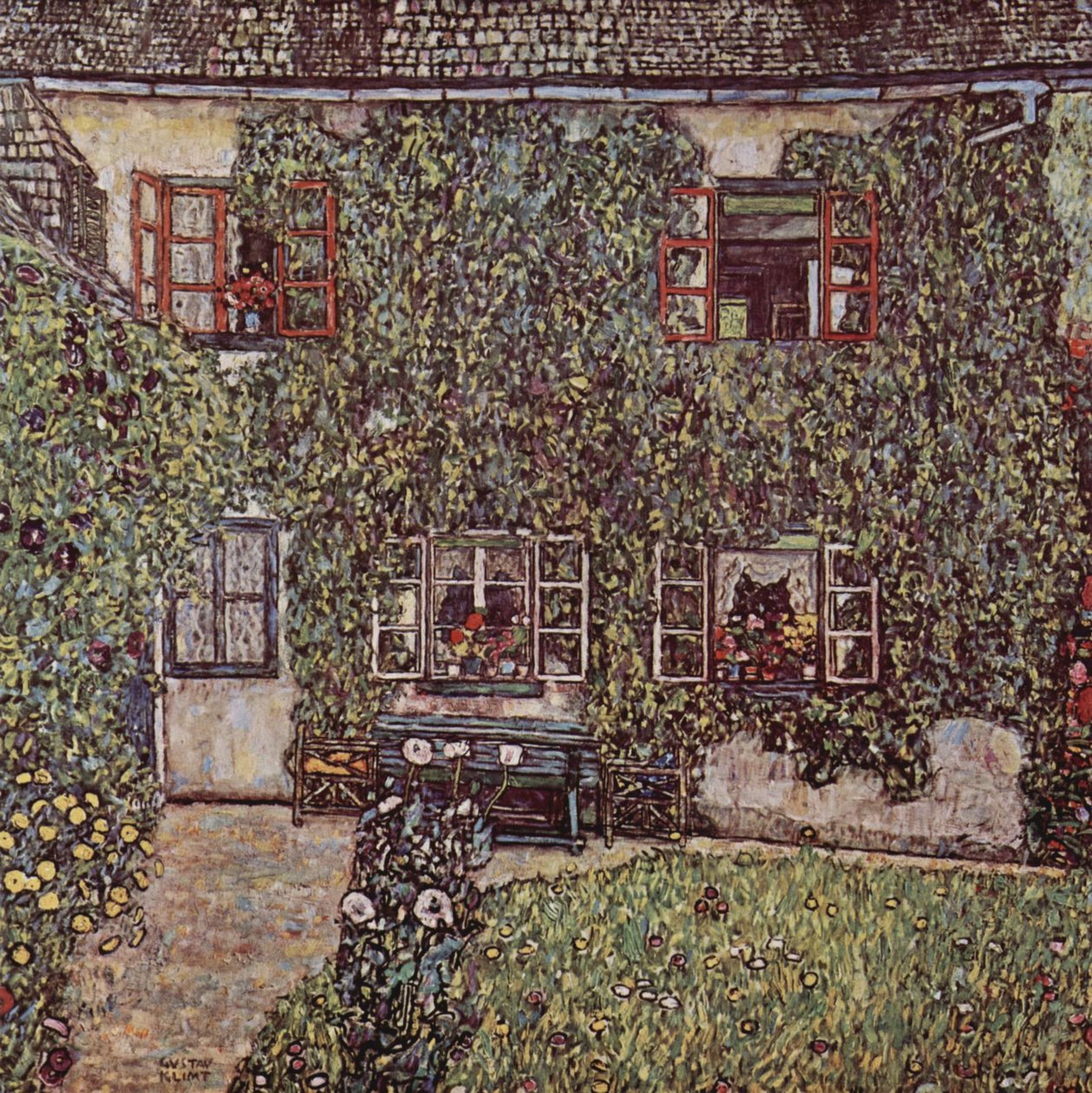 Das Haus von Guardaboschi von Gustav Klimt