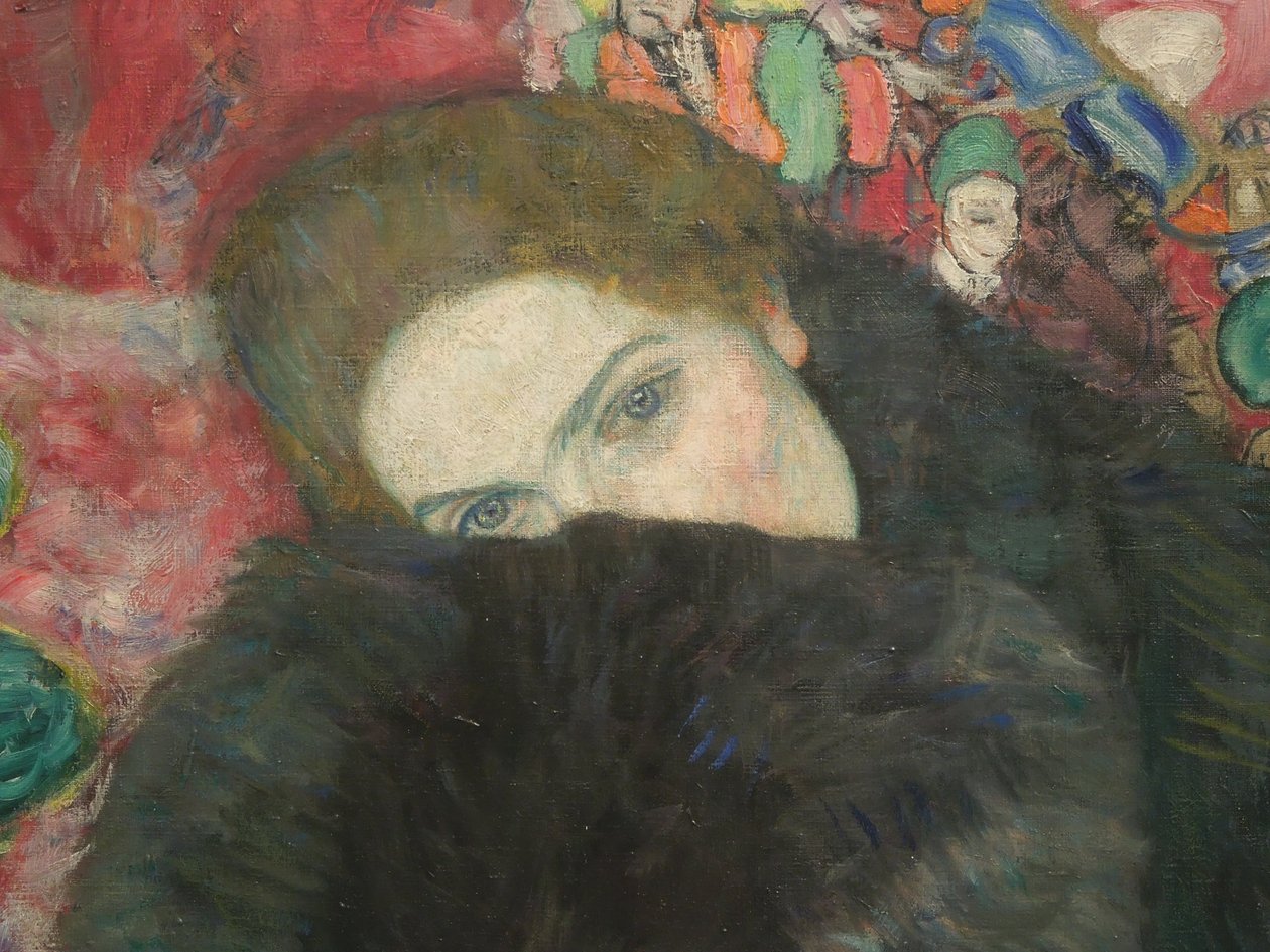 Dame mit Muff von Gustav Klimt