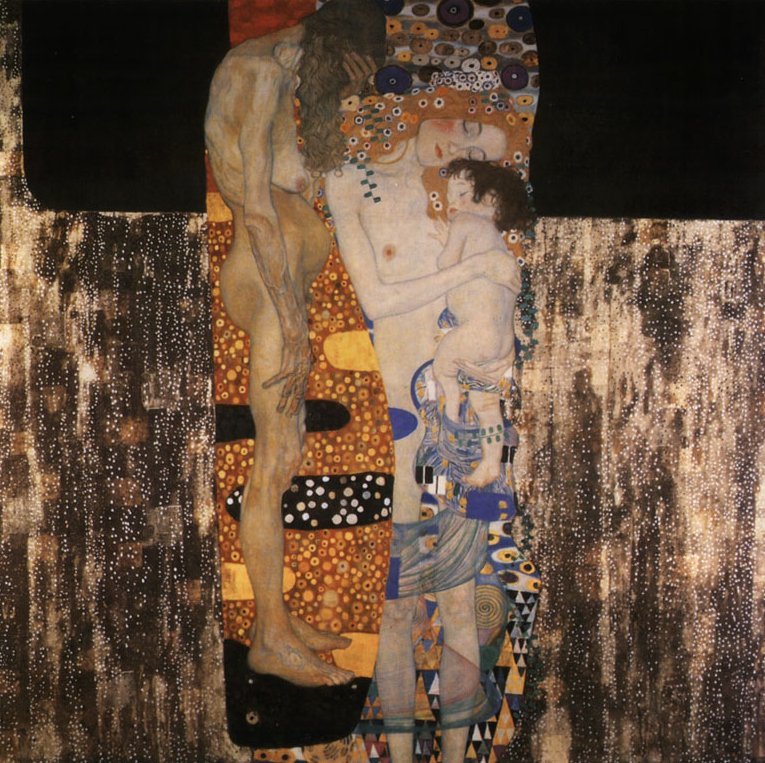 Die drei Lebensalter der Frau von Gustav Klimt
