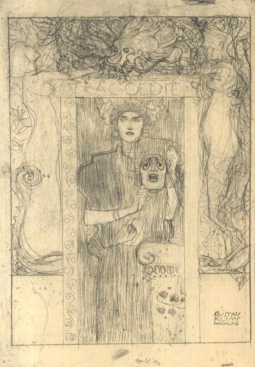 Entwurf zu der Tragödie von Gustav Klimt