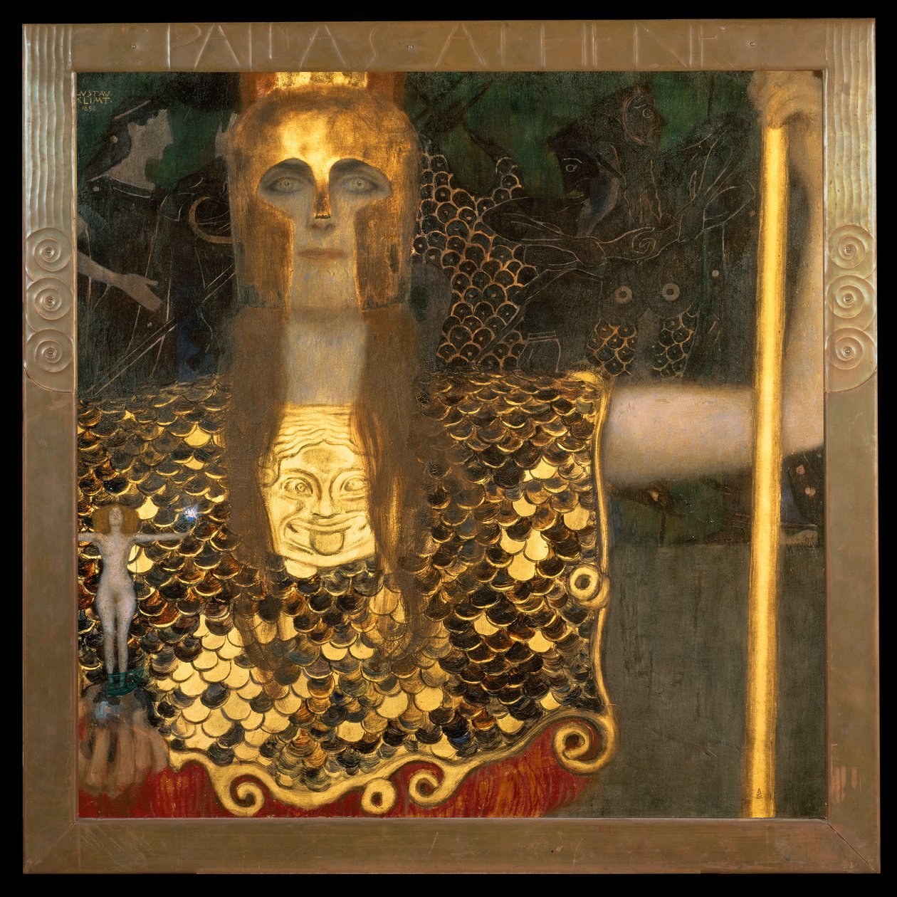 Minerva oder Pallas Athena, 1898 von Gustav Klimt