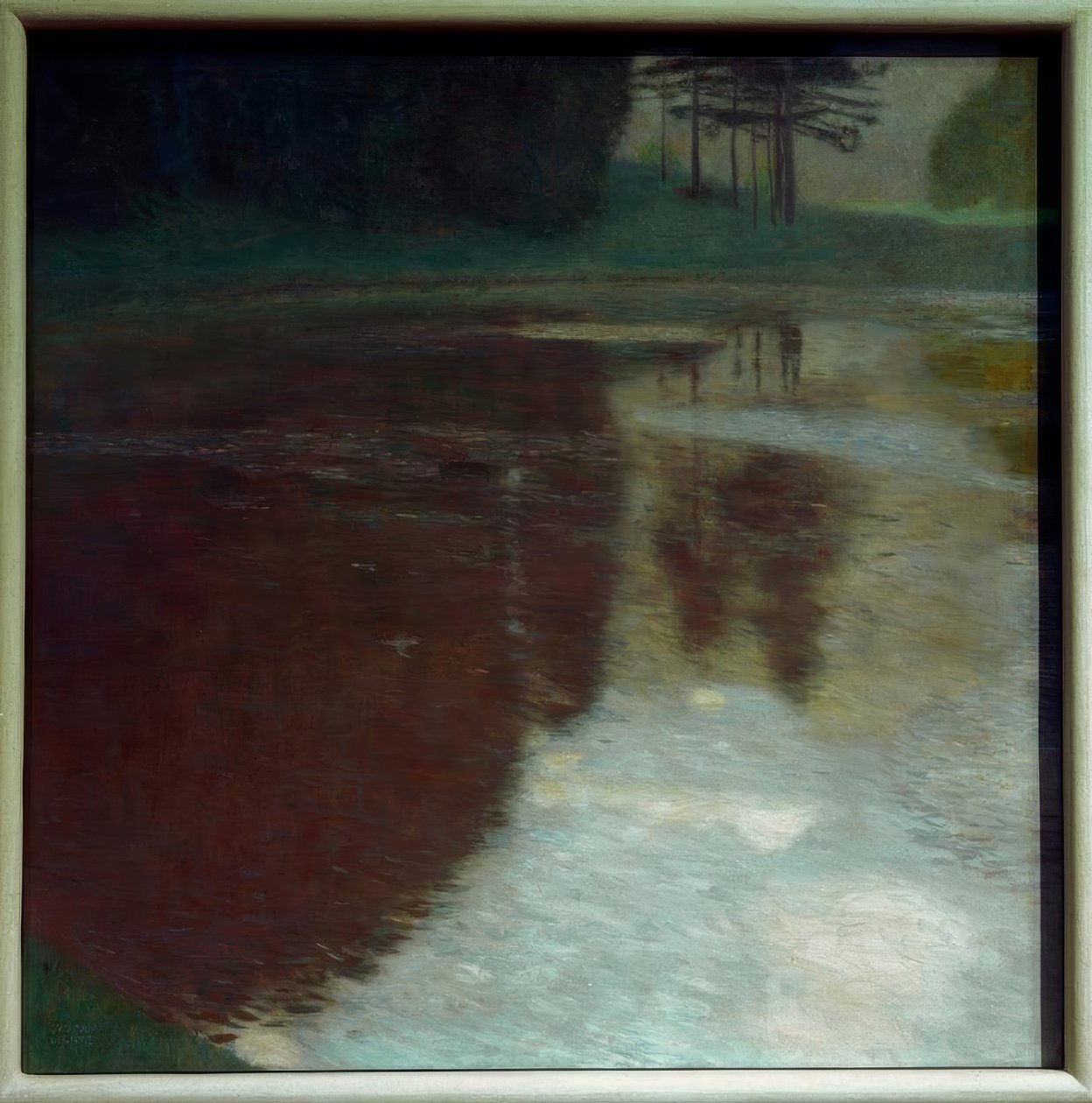 Morgen am Teich von Gustav Klimt