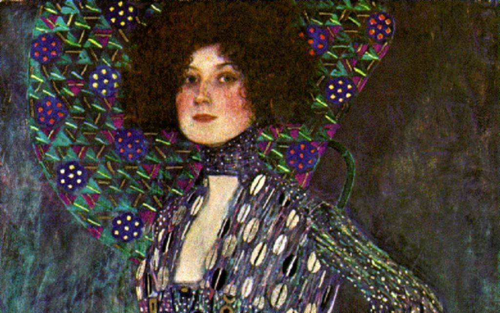 Porträt von Emilie Louise Flöge von Gustav Klimt
