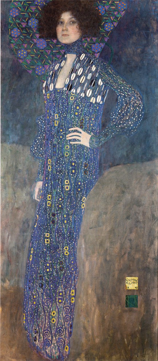 Porträt Emilie Flöge von Gustav Klimt