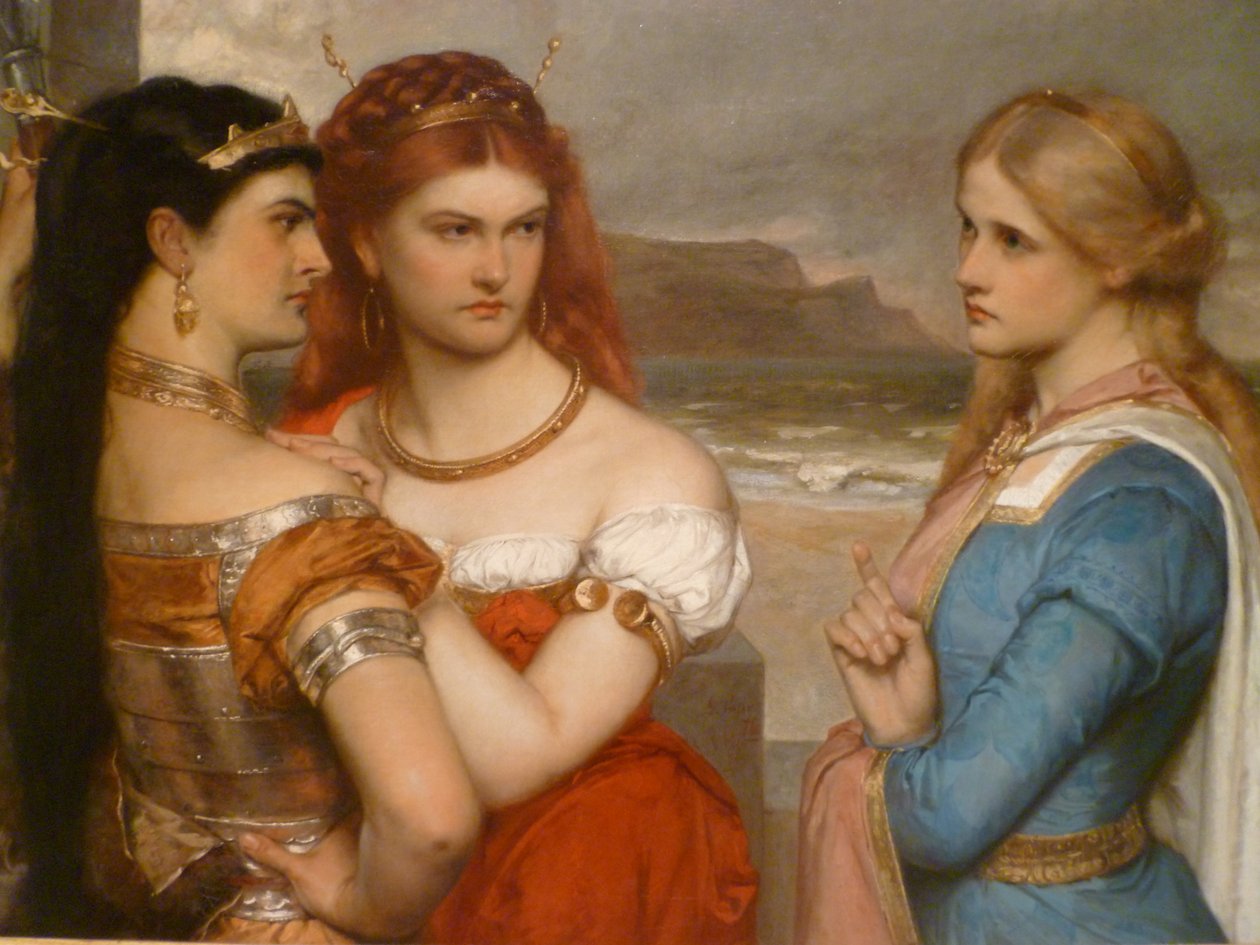 Die drei Töchter von König Lear von Gustave Pope