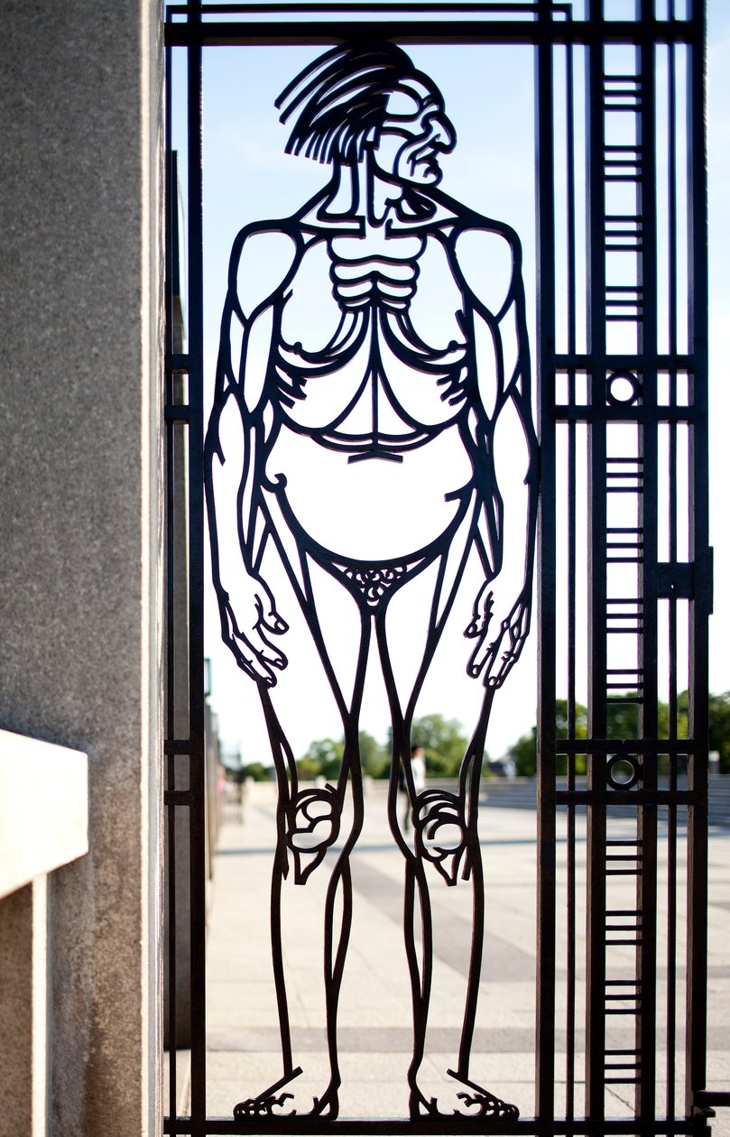 Eingangstor zum Skulpturenpark von Gustav Vigeland