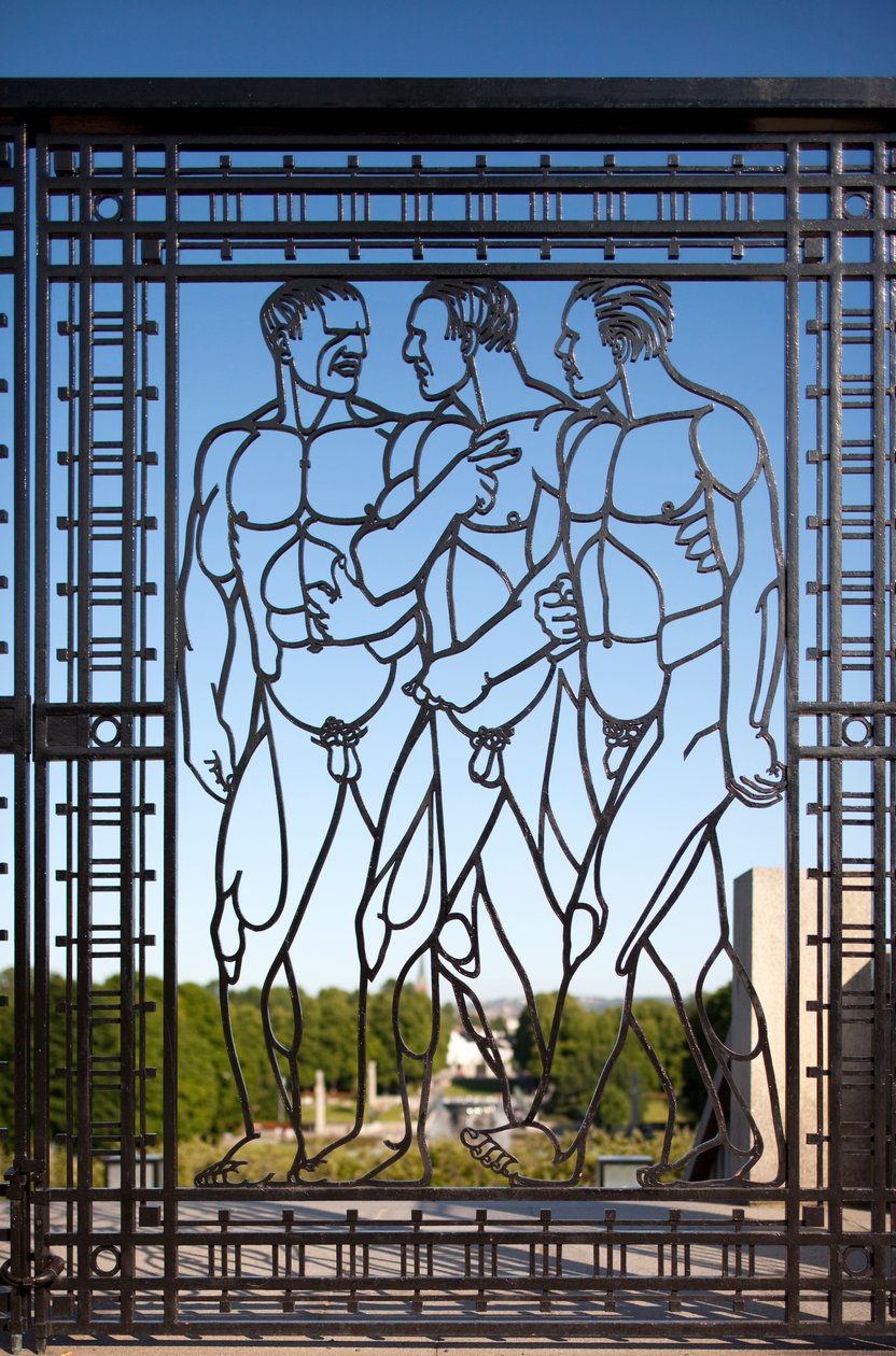 Eingangstor zum Skulpturenpark von Gustav Vigeland