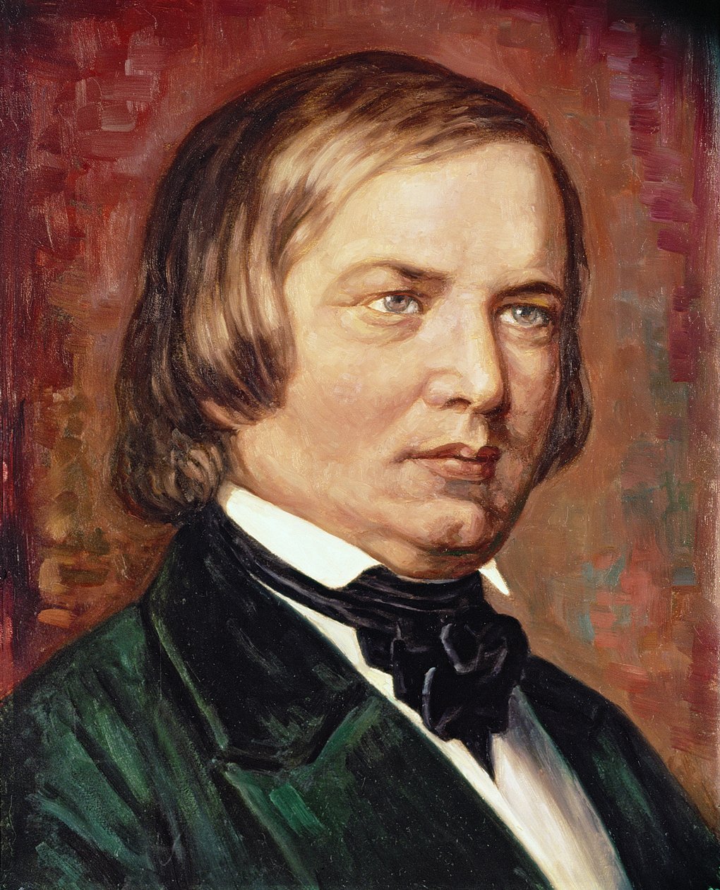 Porträt von Robert Schumann (1810-1856) von Gustav Zerner