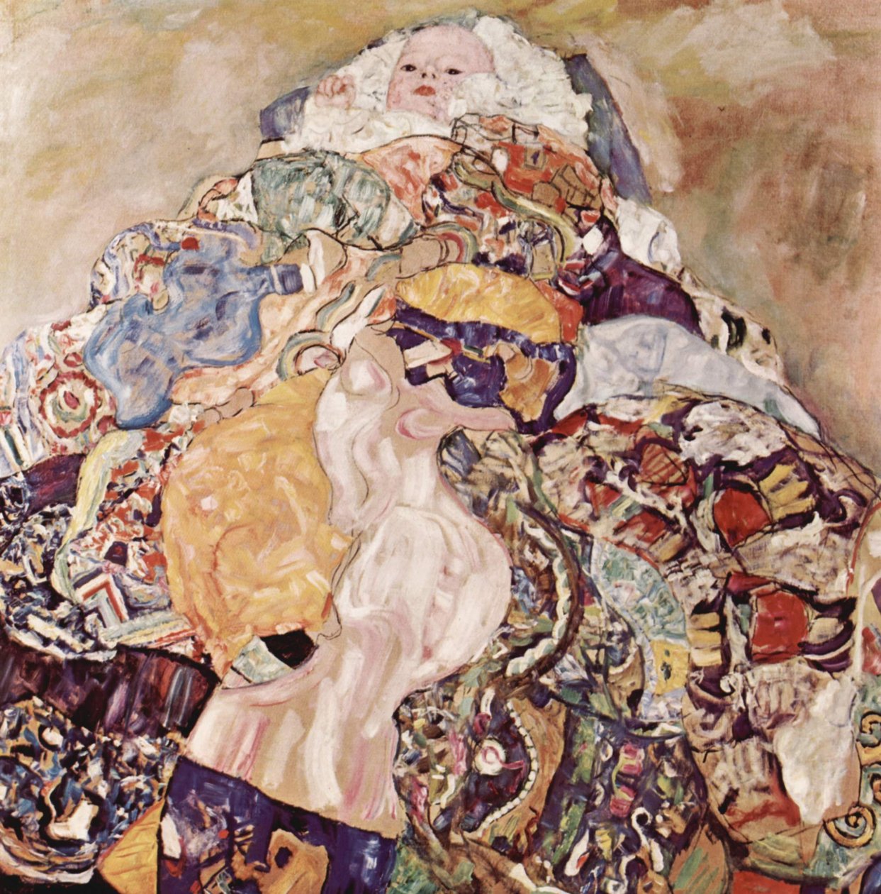 Baby (Wiege) von Gustav Klimt