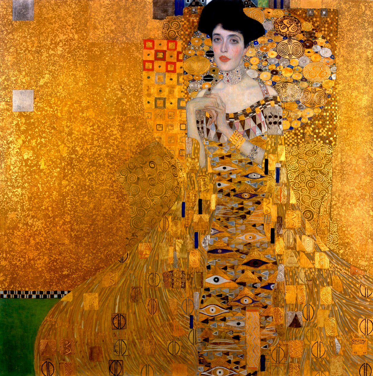 Adele Bloch-Bauer I, 1907 von Gustav Klimt
