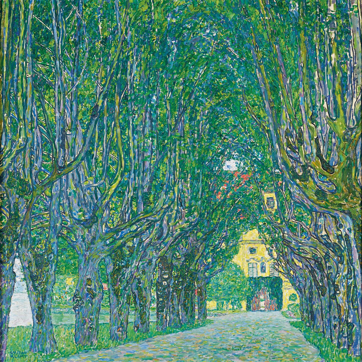 Allee im Schloss Kammer Park von Gustav Klimt