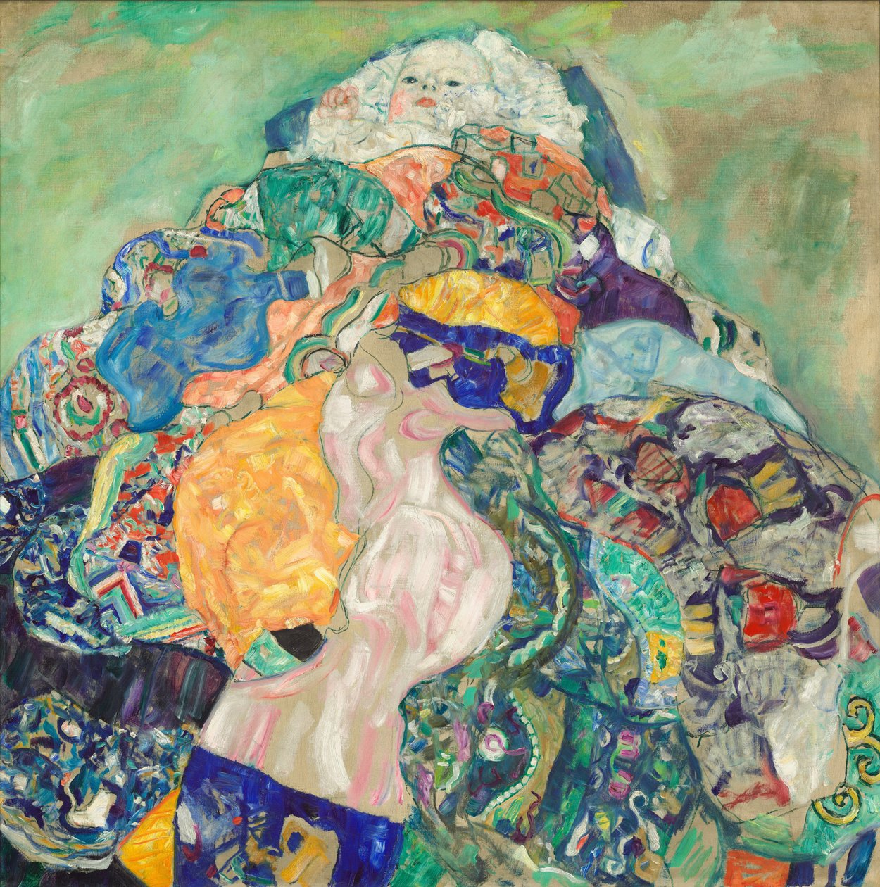 Babywiege, 1917-1918 von Gustav Klimt