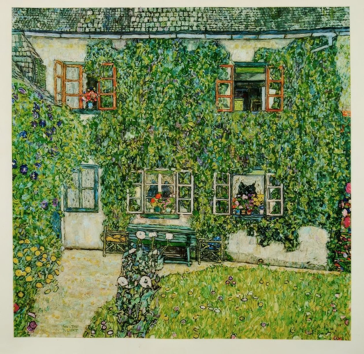 Försterhütte, Attersee von Gustav Klimt