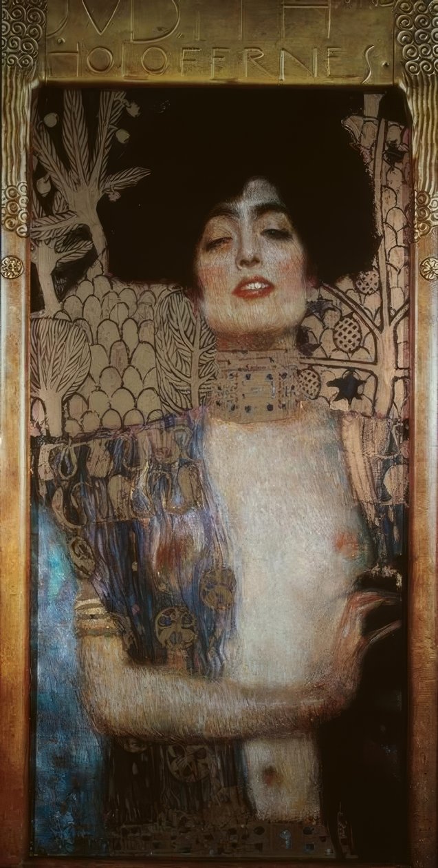 Judith mit dem Haupt des Holofernes von Gustav Klimt
