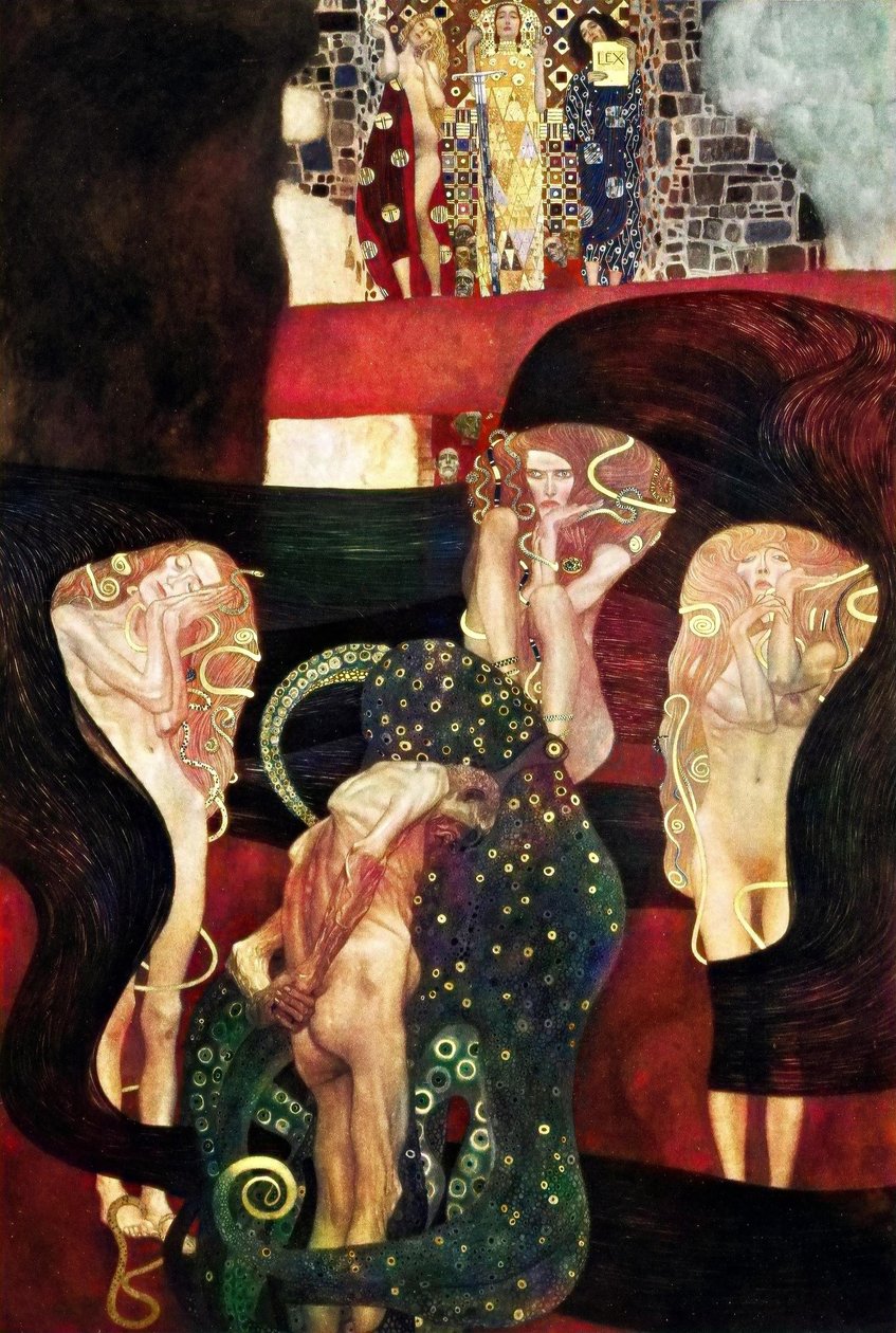 Klimt Universitätsdeckenbilder von Wien von Gustav Klimt