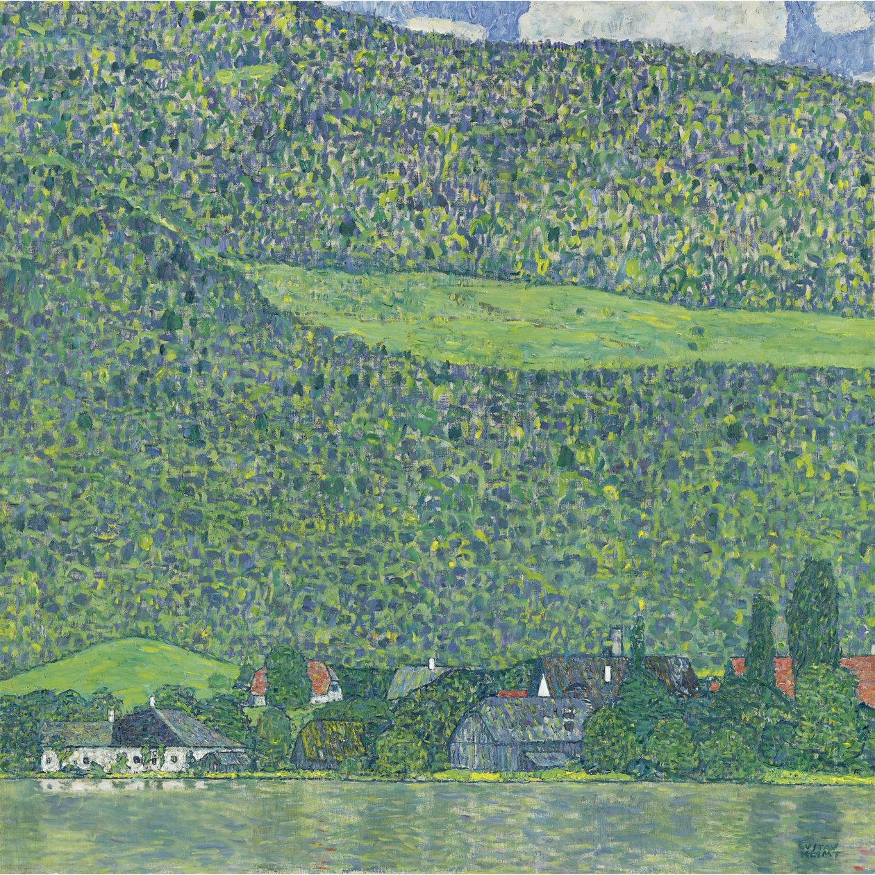 Litzlberg am Attersee, 1914-1915 von Gustav Klimt