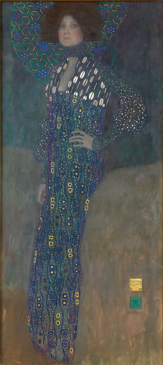 Porträt von Emilie Flöge von Gustav Klimt