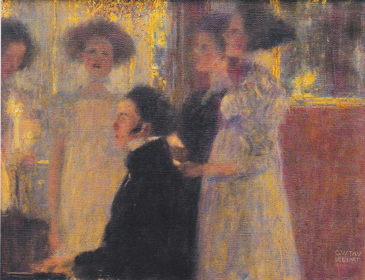 Schubert am Klavier I von Gustav Klimt