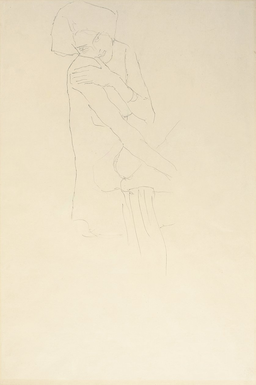 Studie für Adele Bloch-Bauer II, 1911 von Gustav Klimt