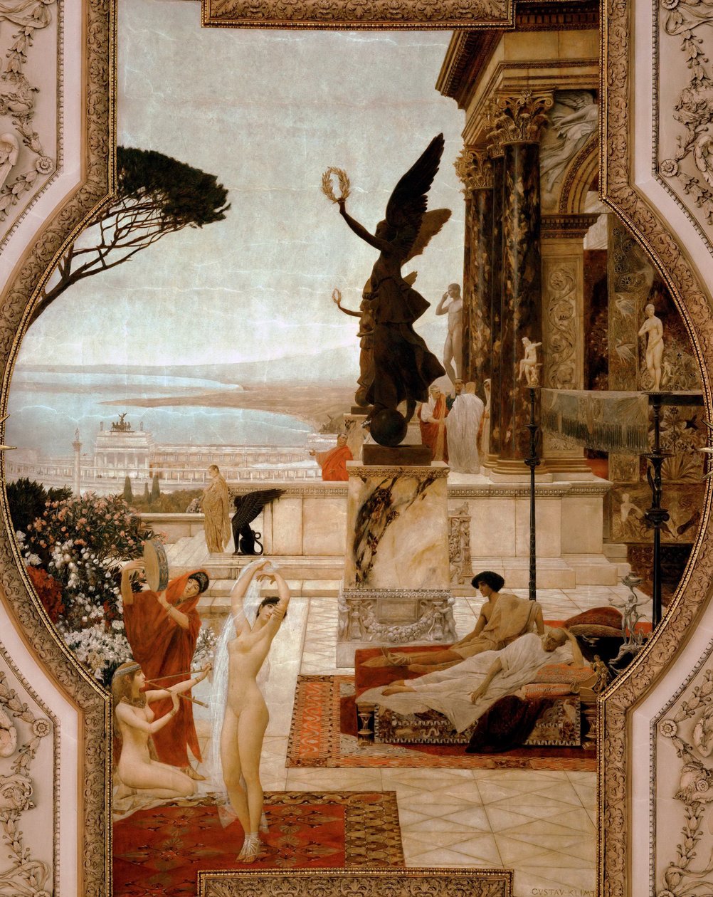 Das Theater in Taormina, 1884-1888 von Gustav Klimt