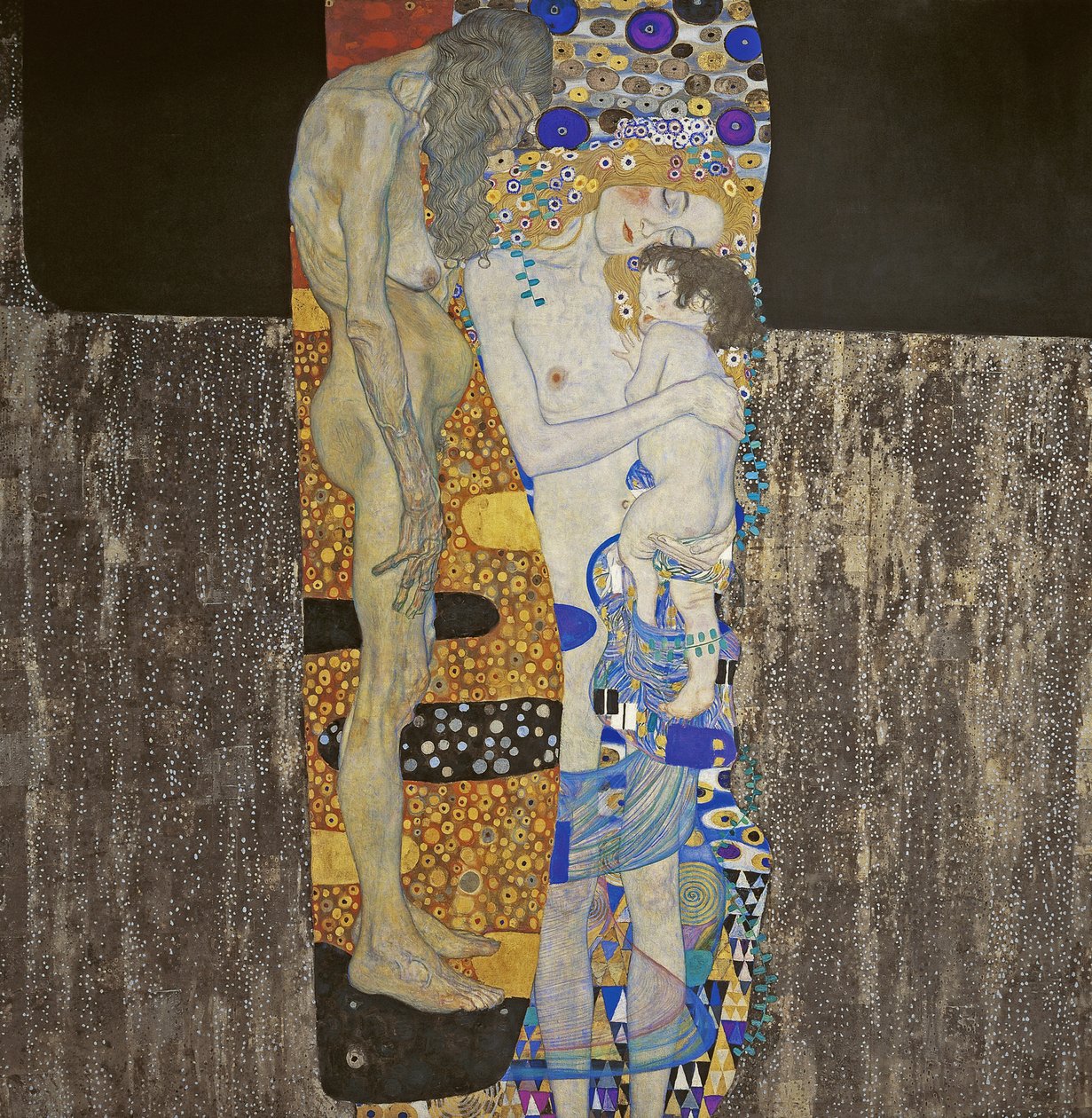 Die drei Lebensalter der Frau von Gustav Klimt