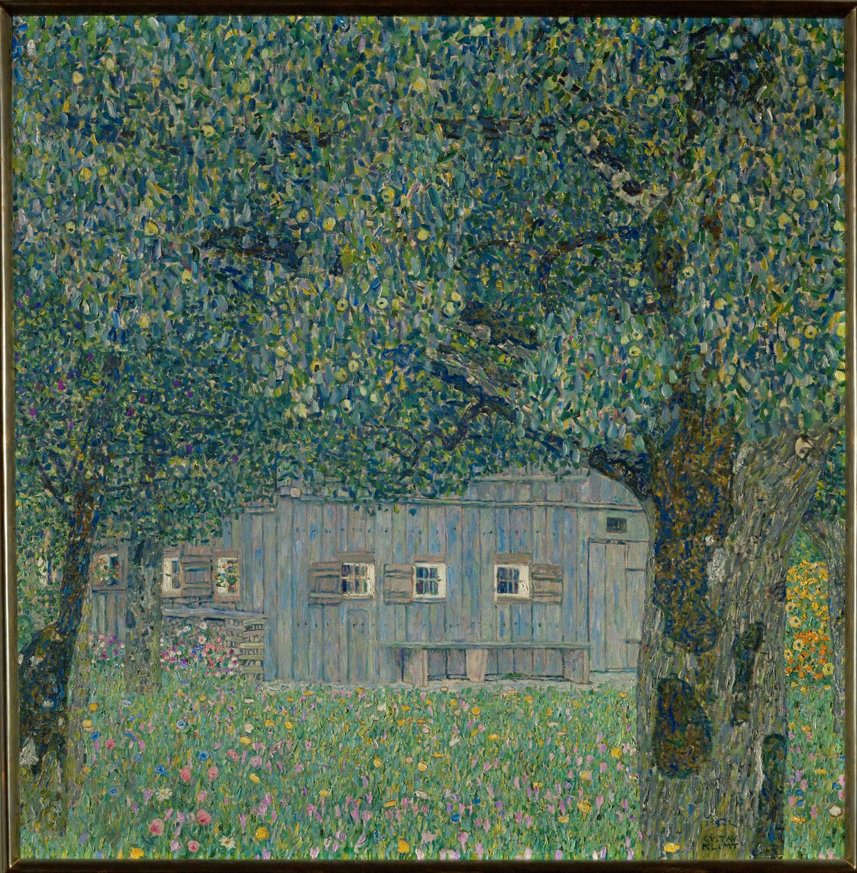 Oberösterreichisches Bauernhaus von Gustav Klimt