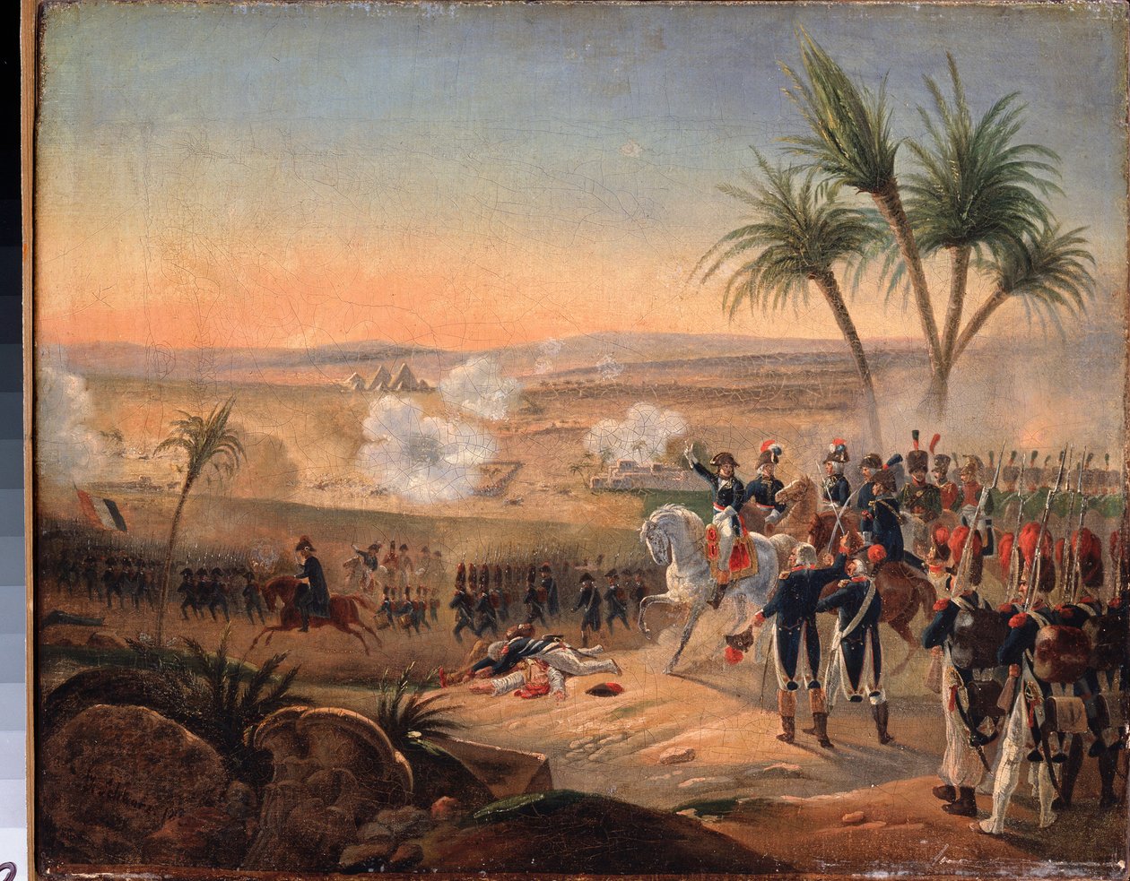 Szene eines militärischen Angriffs von Gustav Schwarz