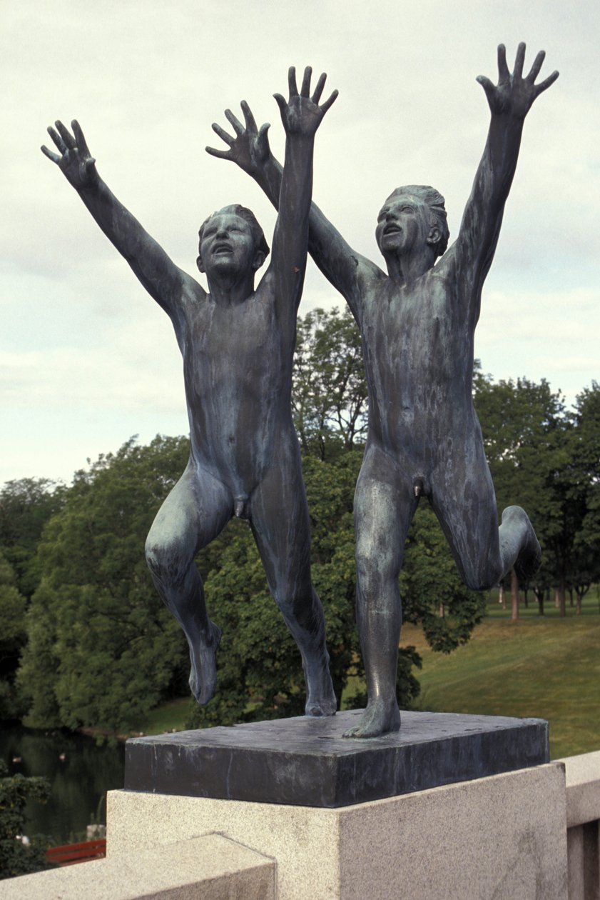 Skulptur, Frognerparken, Oslo, Norwegen, Europa von Gustav Vigeland