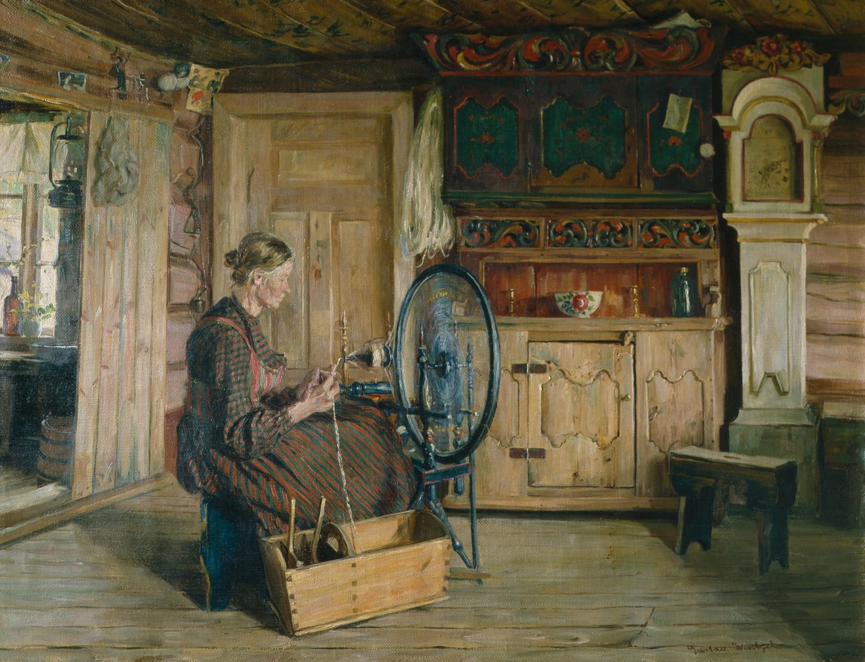 Brenna bei Lia in Lom von Gustav Wentzel