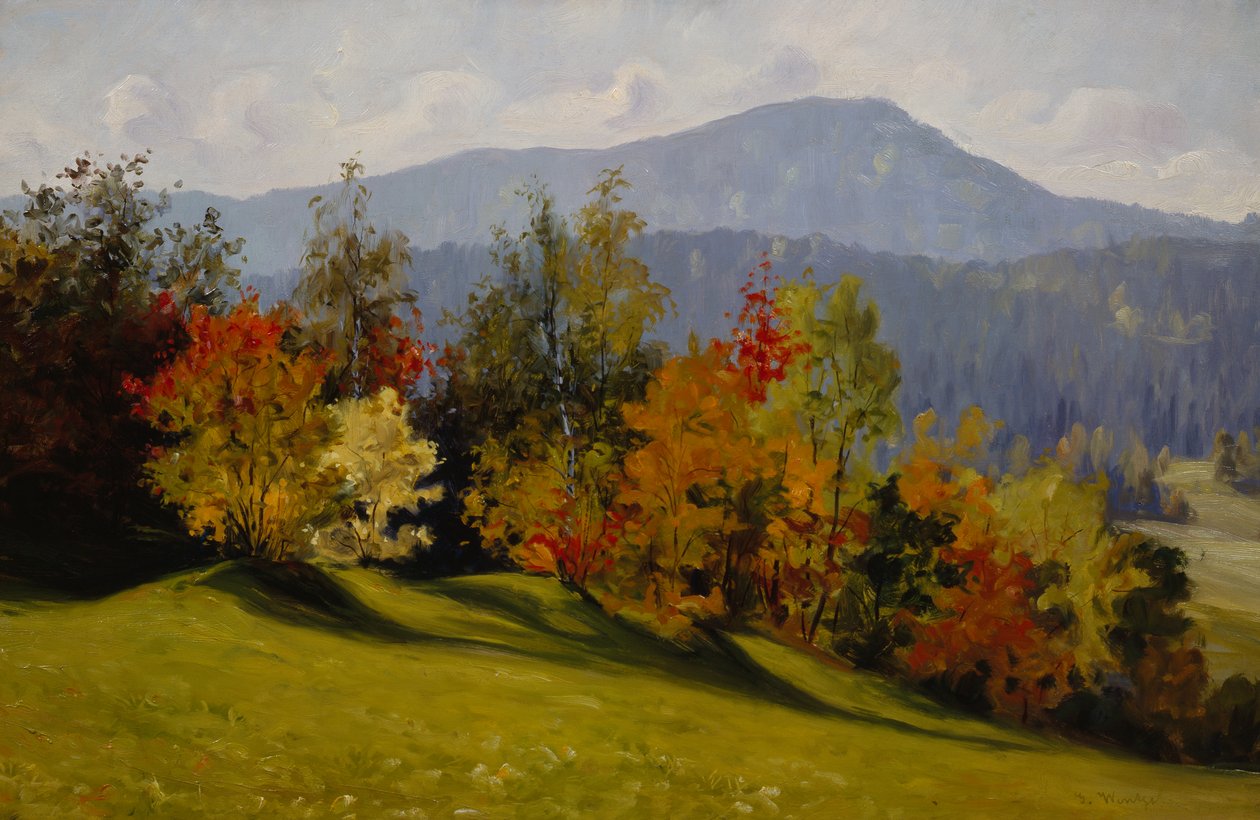 Landschaft, Asker von Gustav Wentzel