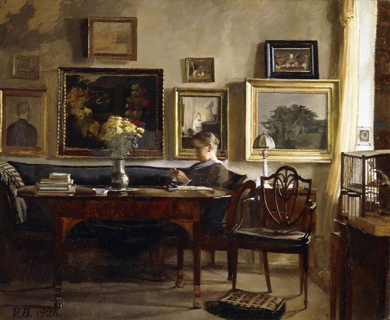 Ein entspannter Moment von Gustav Wilhelm Blom