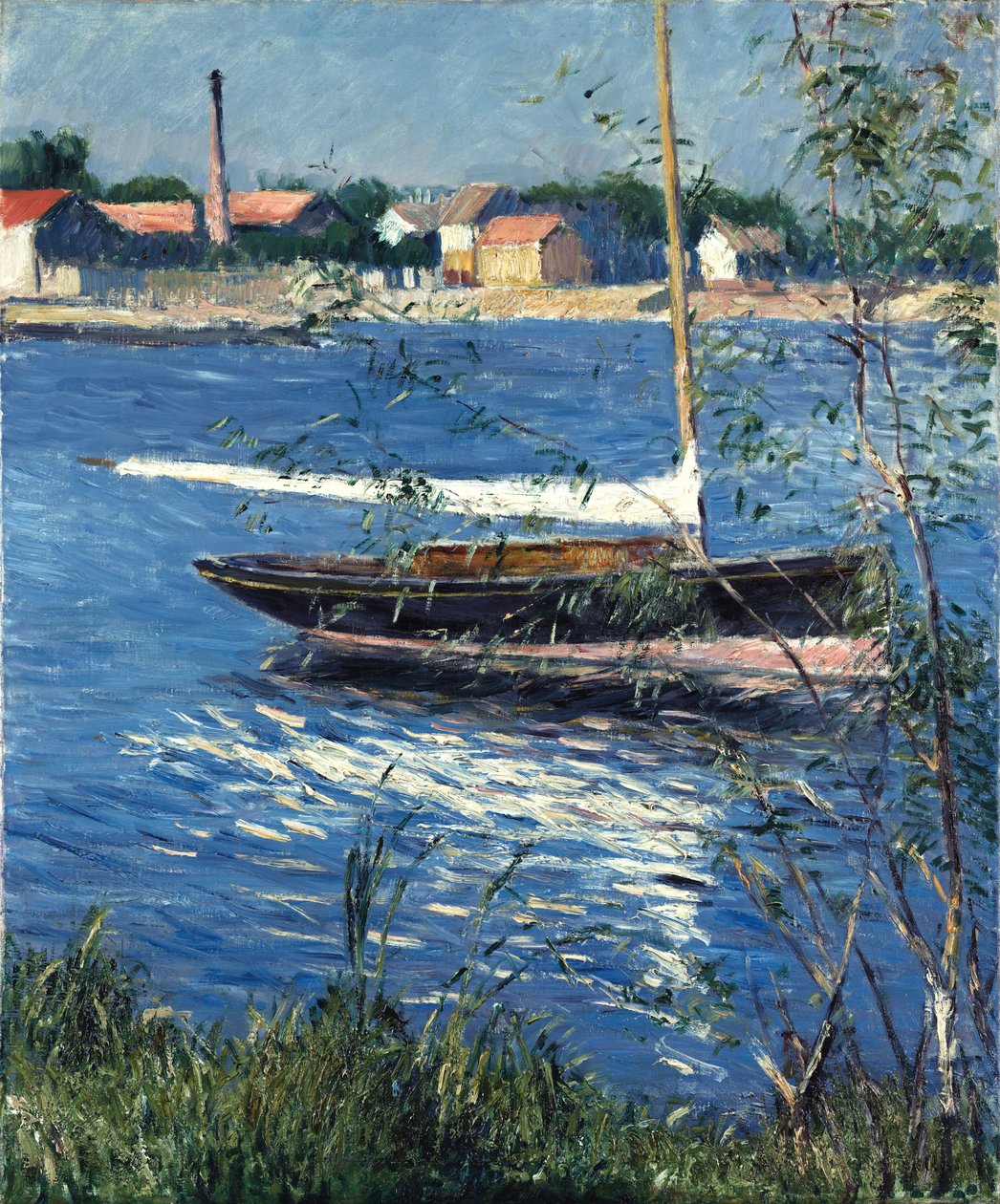 Boot an der Seine bei Argenteuil von Gustave Caillebotte