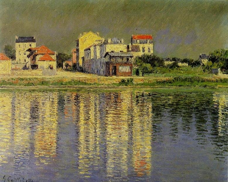 Ufer der Seine von Gustave Caillebotte
