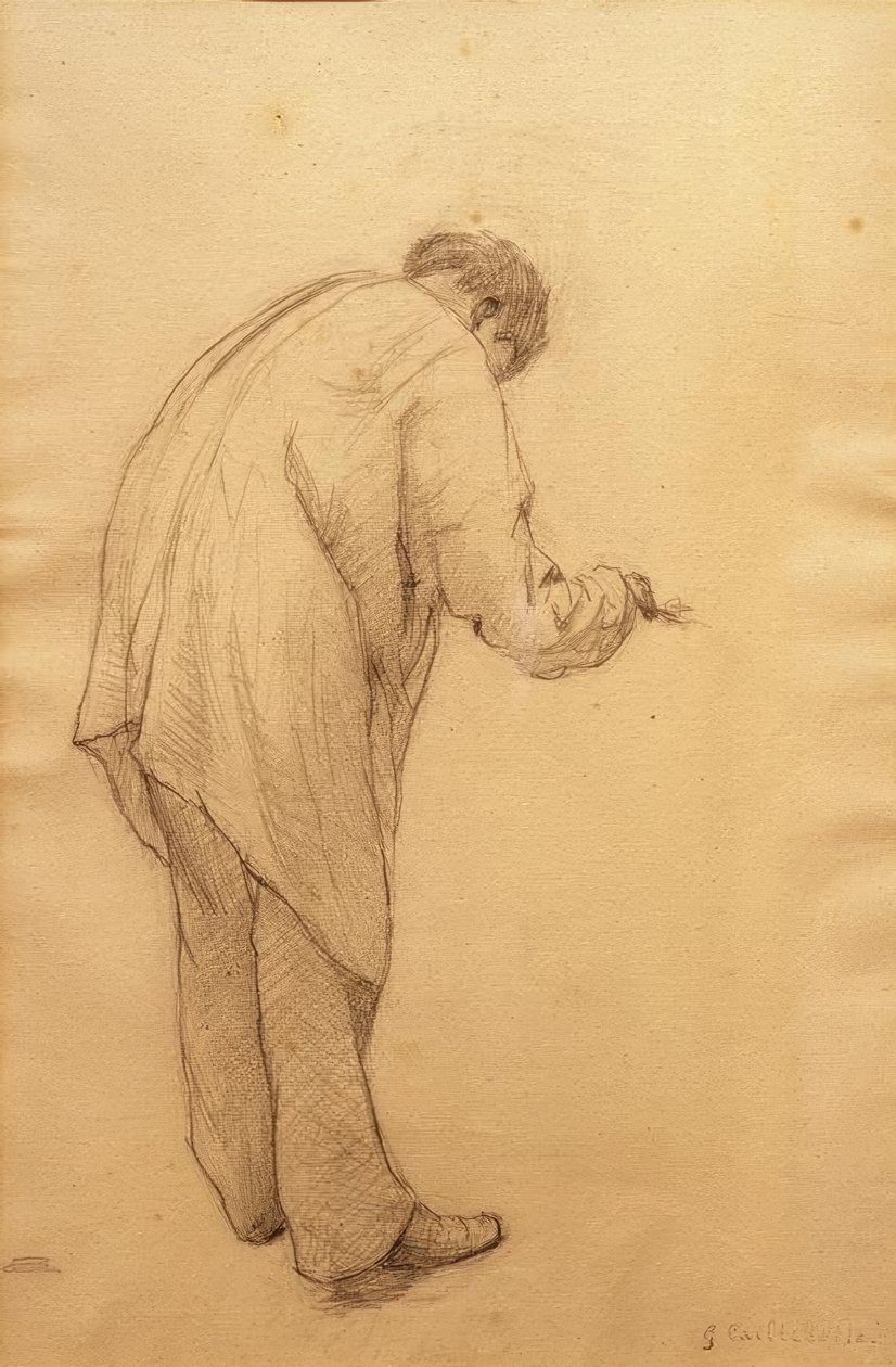 Studie für die Anstreicher von Gustave Caillebotte