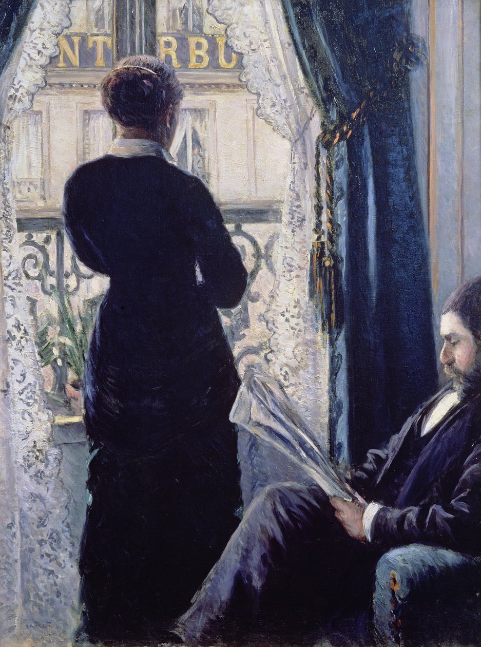 Innenraum, Frau am Fenster, 1880 von Gustave Caillebotte