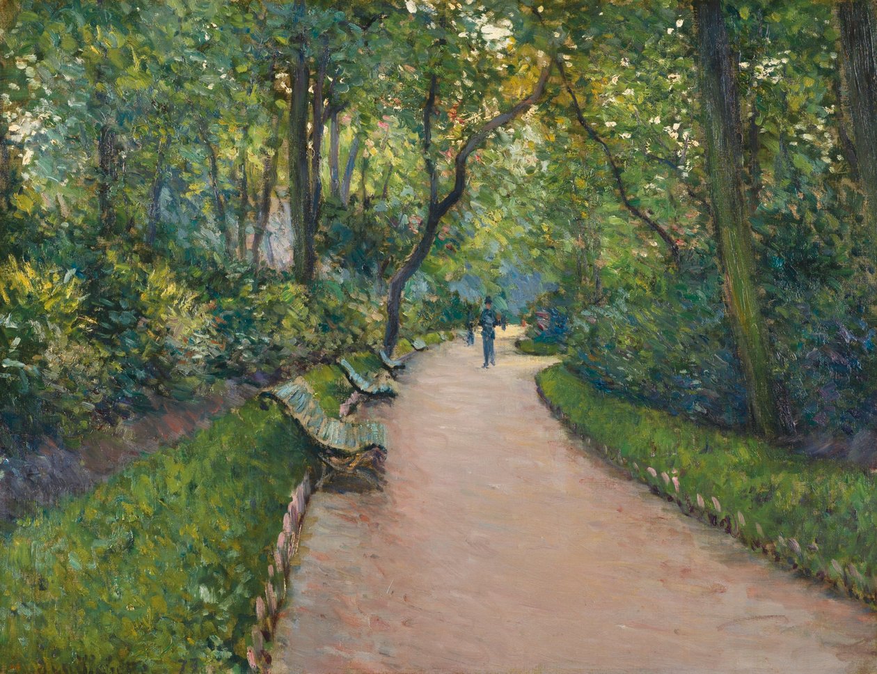 Der Parc Monceau von Gustave Caillebotte