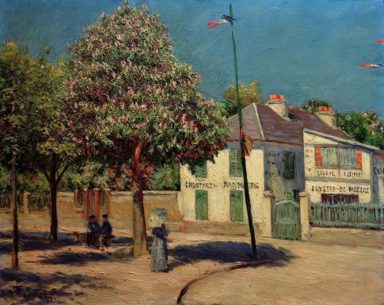 Der Spaziergang in Argenteuil von Gustave Caillebotte