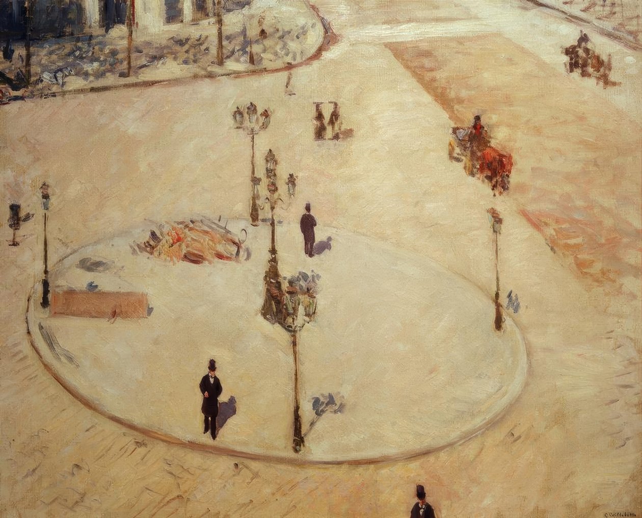 Ein Zufluchtsort, Boulevard Haussmann von Gustave Caillebotte