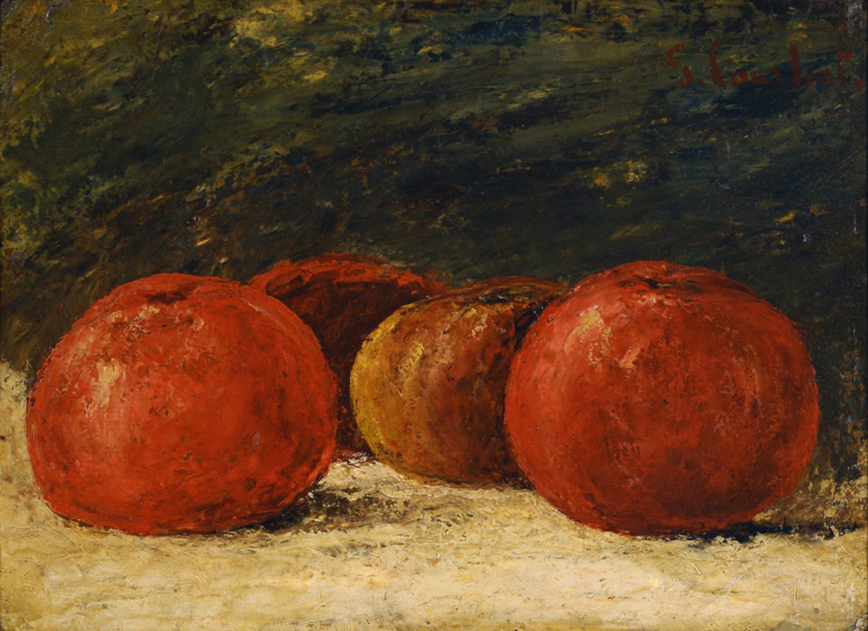 Äpfel von Gustave Courbet