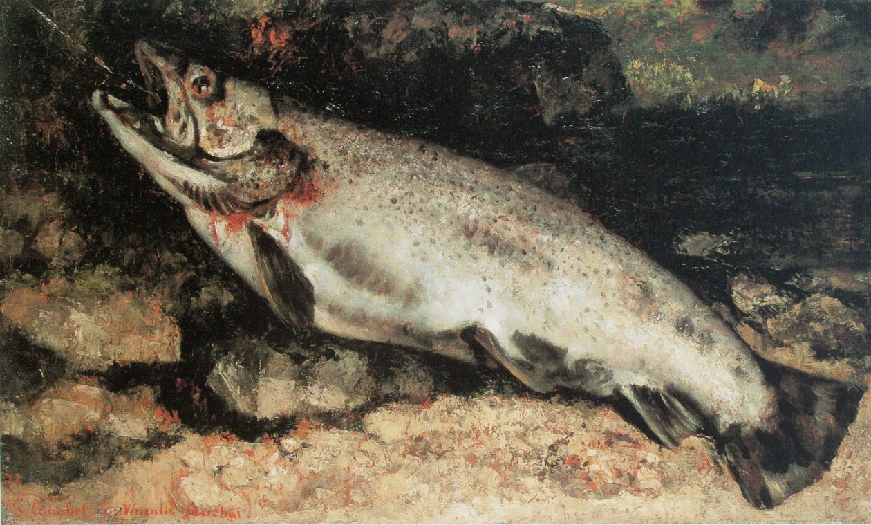 Die Forelle von Gustave Courbet