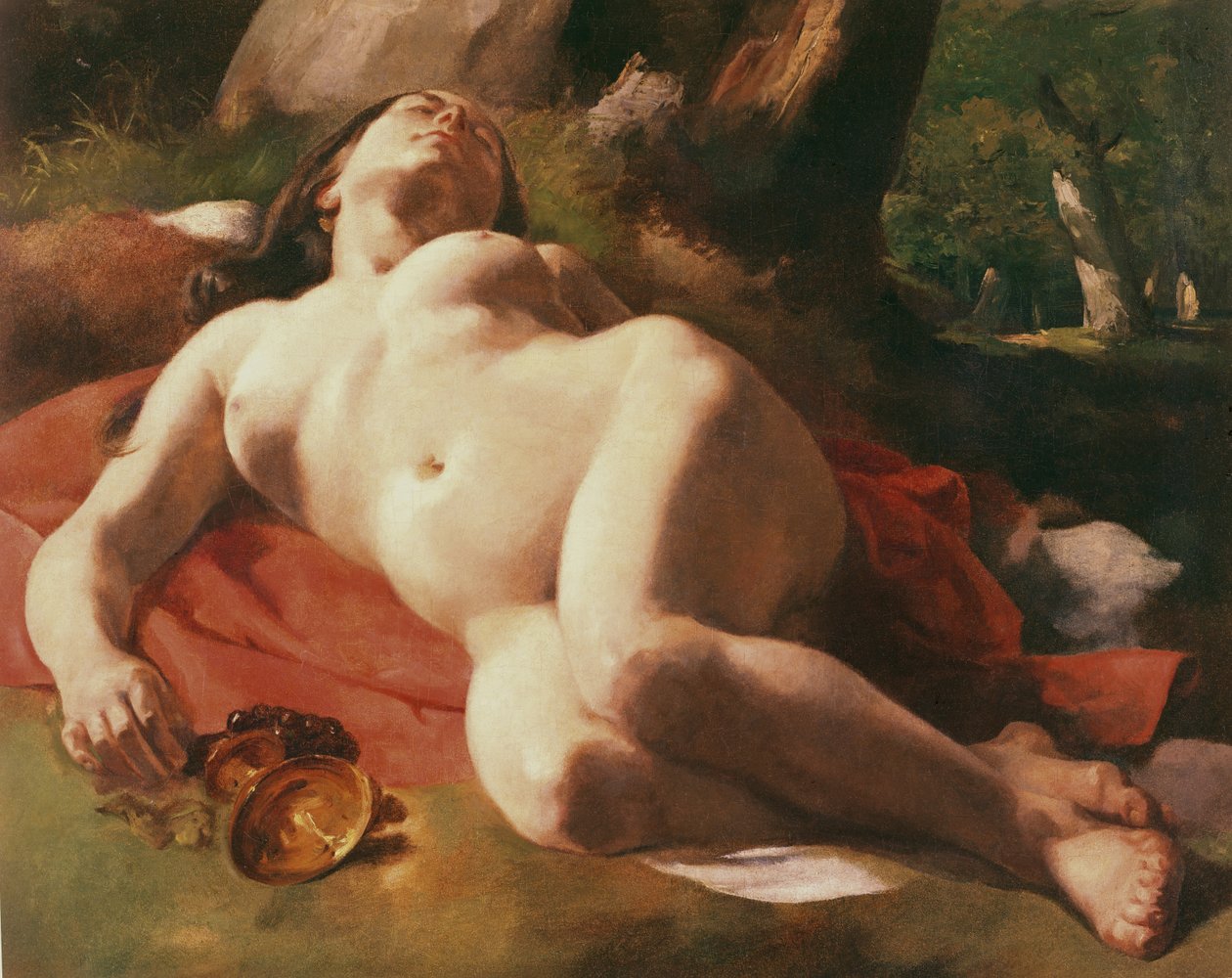 La Bacchante, ca. 1844-47 von Gustave Courbet