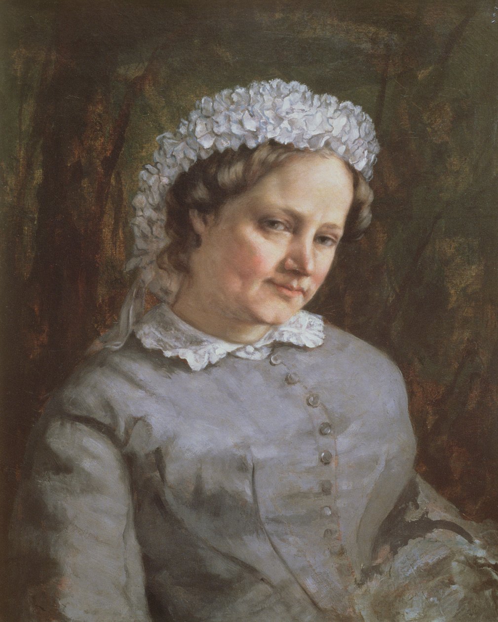 Porträt von Madame Prudhon von Gustave Courbet
