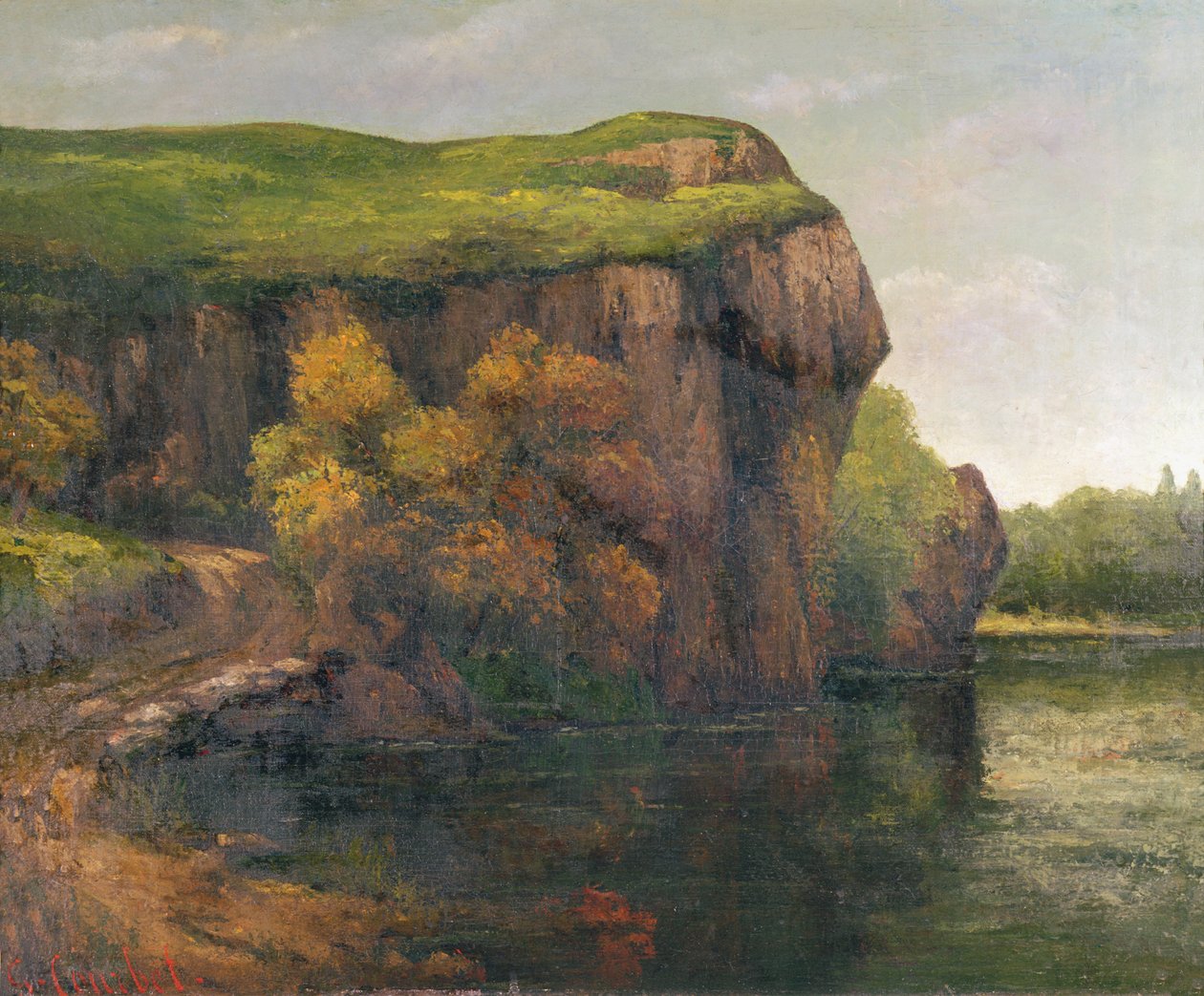 Felsige Klippen von Gustave Courbet