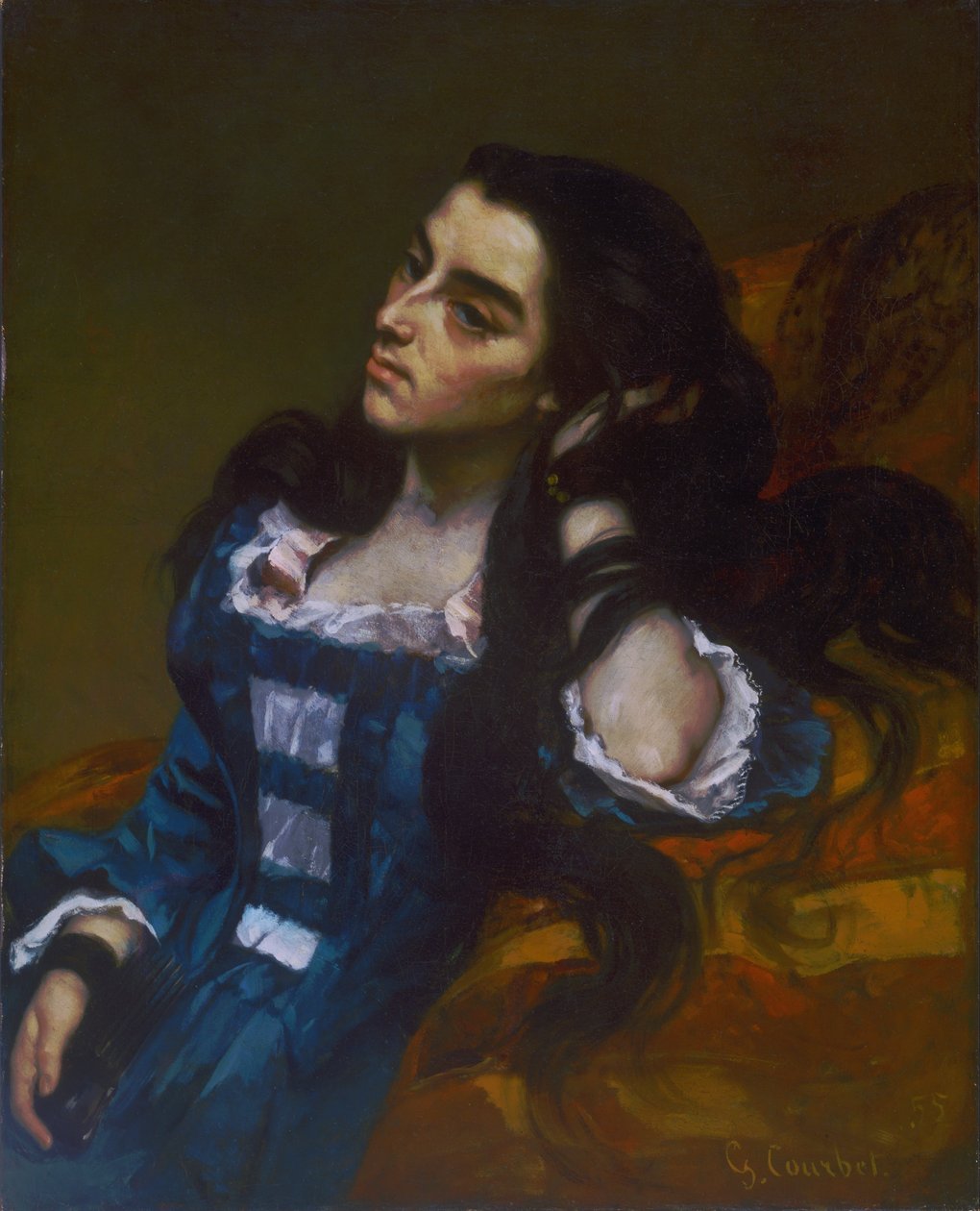 Spanische Frau von Gustave Courbet