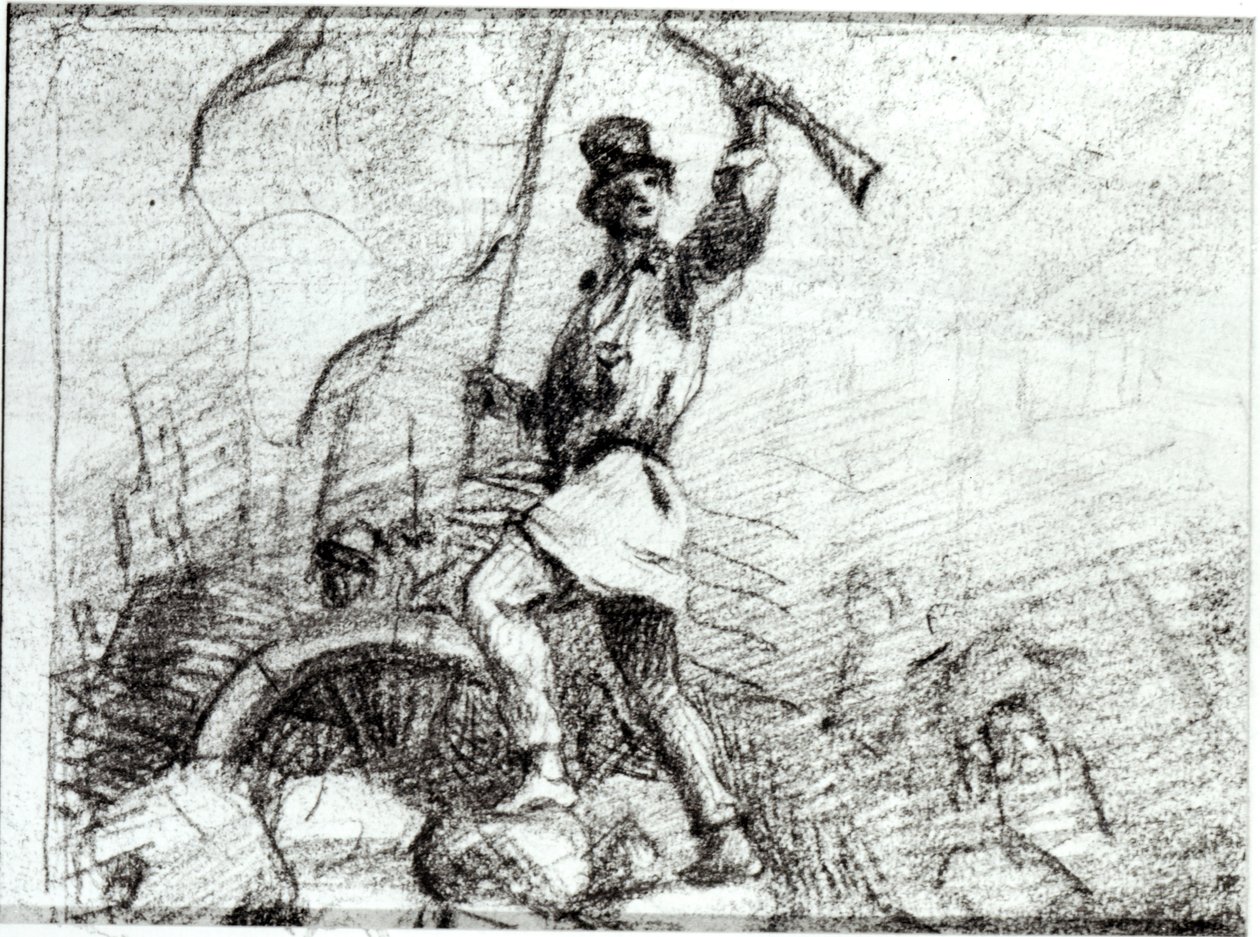 Die Barrikade von Gustave Courbet